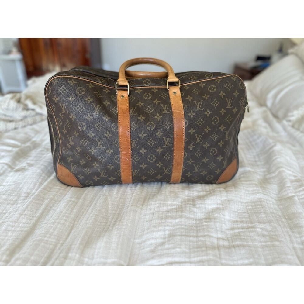 Vintage Louis Vuitton Rare Monogram Sac 3 Poches 50 Suitcase Luggage 8901 VX 50